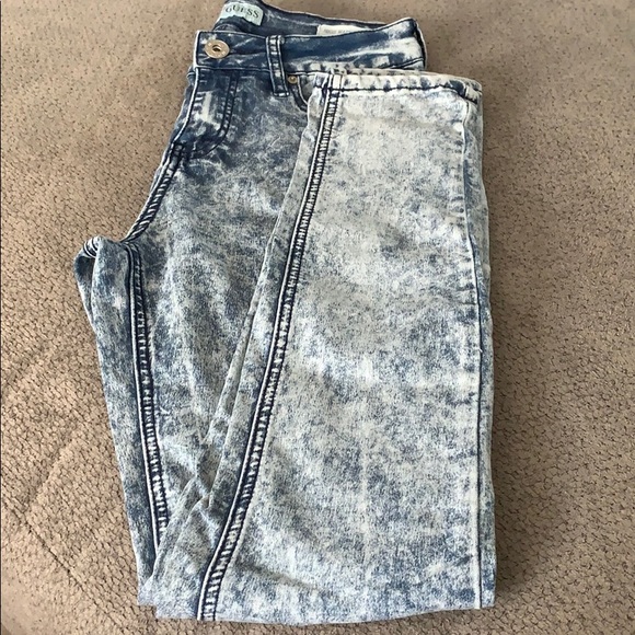 guess high waist skinny tahiana fit